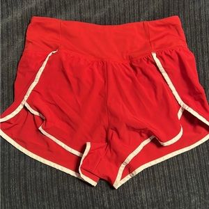 Senita Athletics Marathon Shorts in Cherry